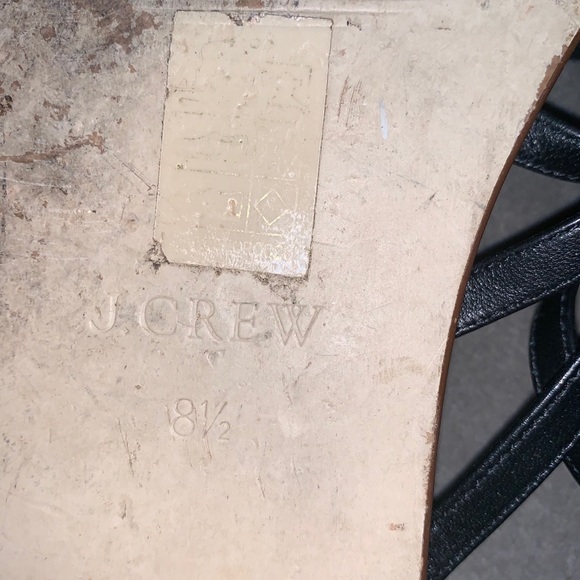 J. Crew black leather sandals - Picture 4 of 5
